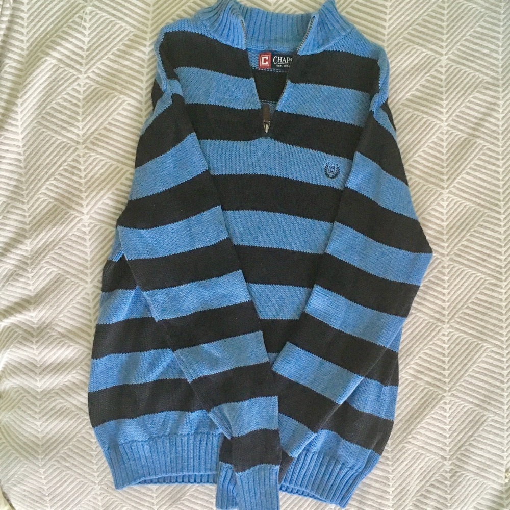 👔 Chaps stripe zip dress sweater